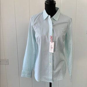 NWT Vineyard Vines Striped Oxford sz 8